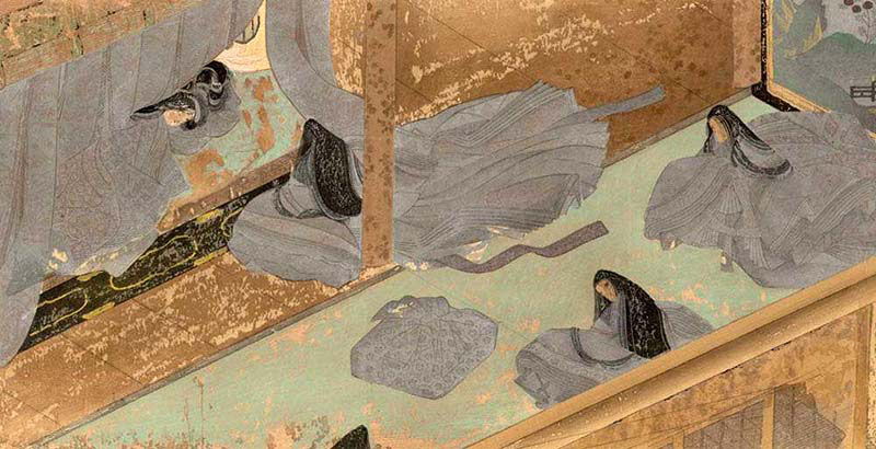 Murasaki Shikibu Diary Emakimono Detail Five